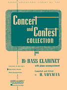 CONCERT AND CONTEST BASS CLARINET cover
